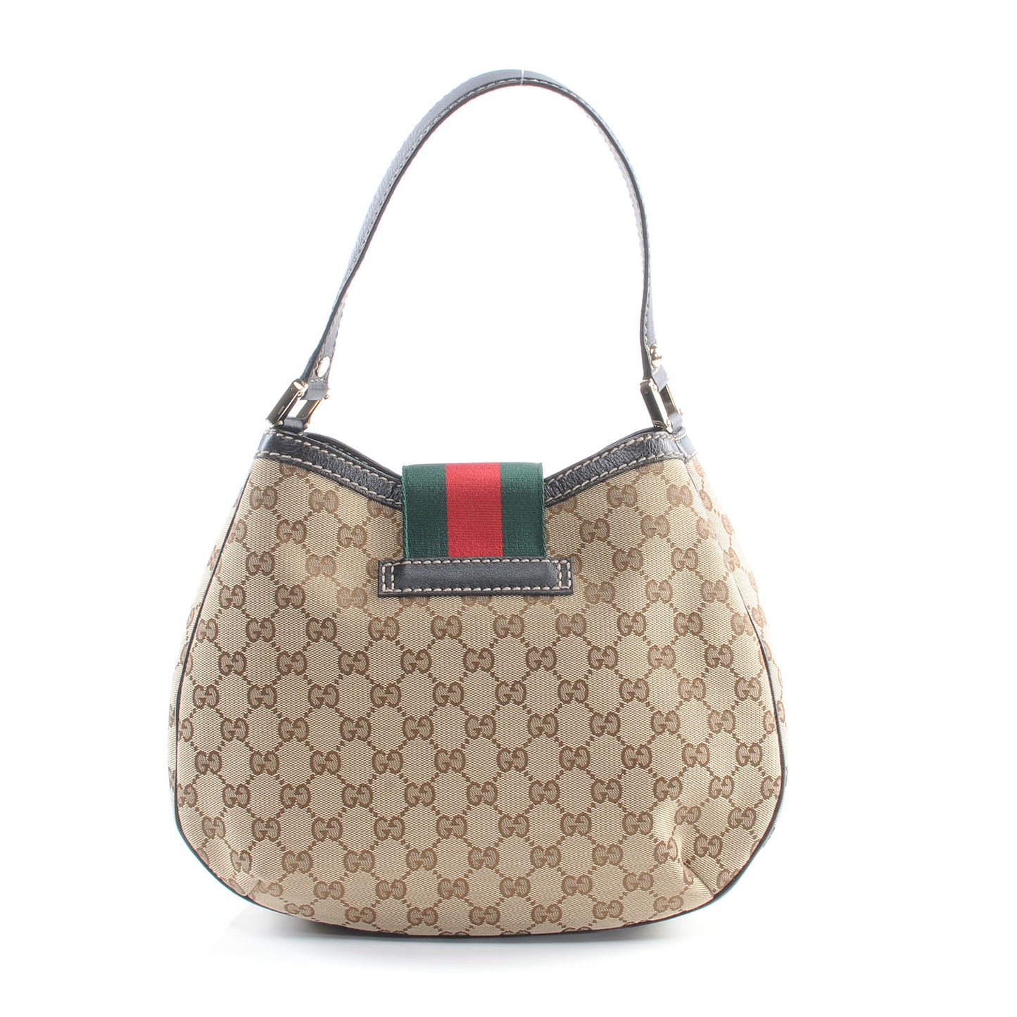 Monogram New Ladies Web Medium Hobo Ebony