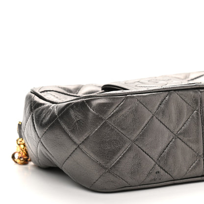 Chanel Lambskin Quilted Tassel Camera Case Black 9 of 10