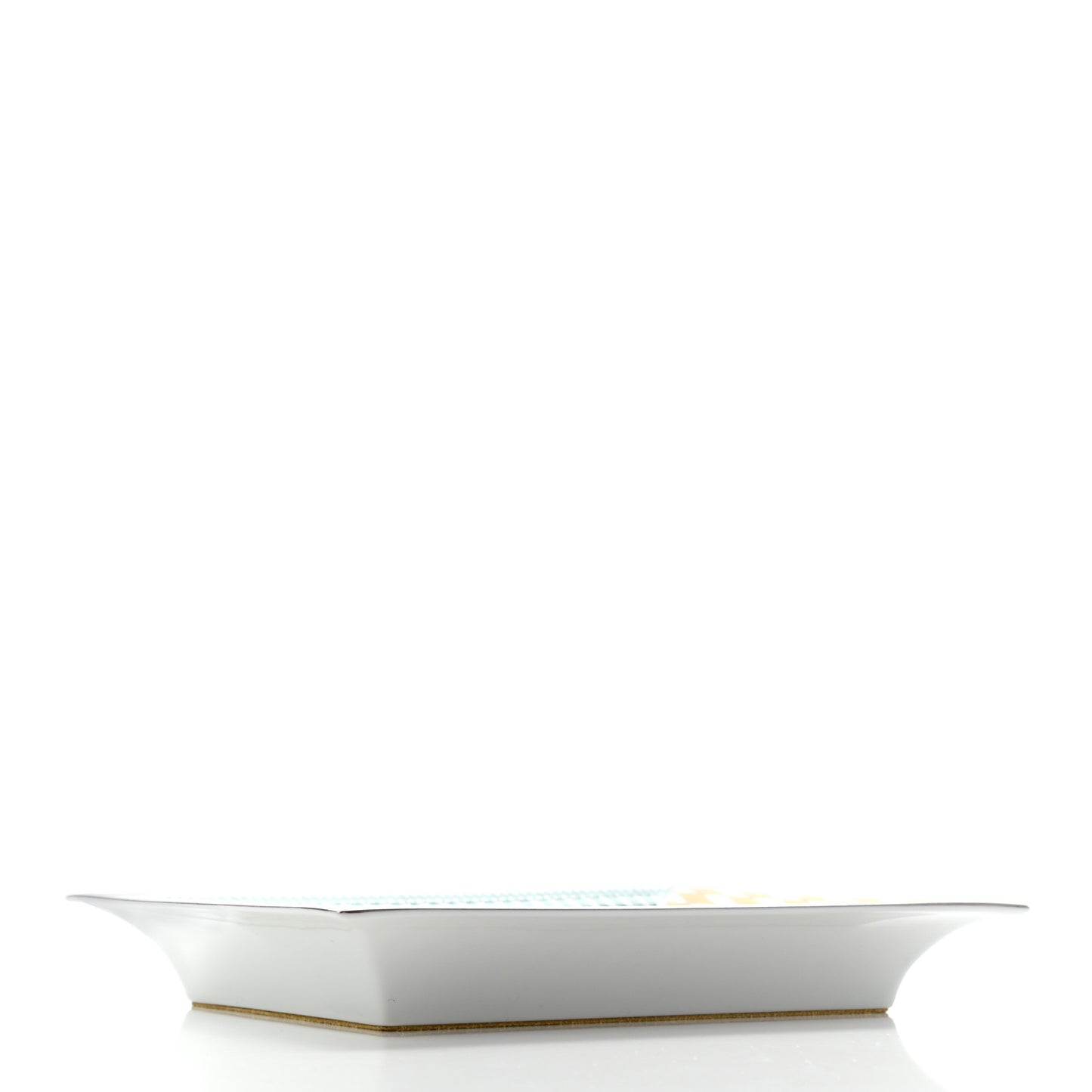 Porcelain Velvet Goatskin Promenade Au Faubourg Change Tray Arlequin