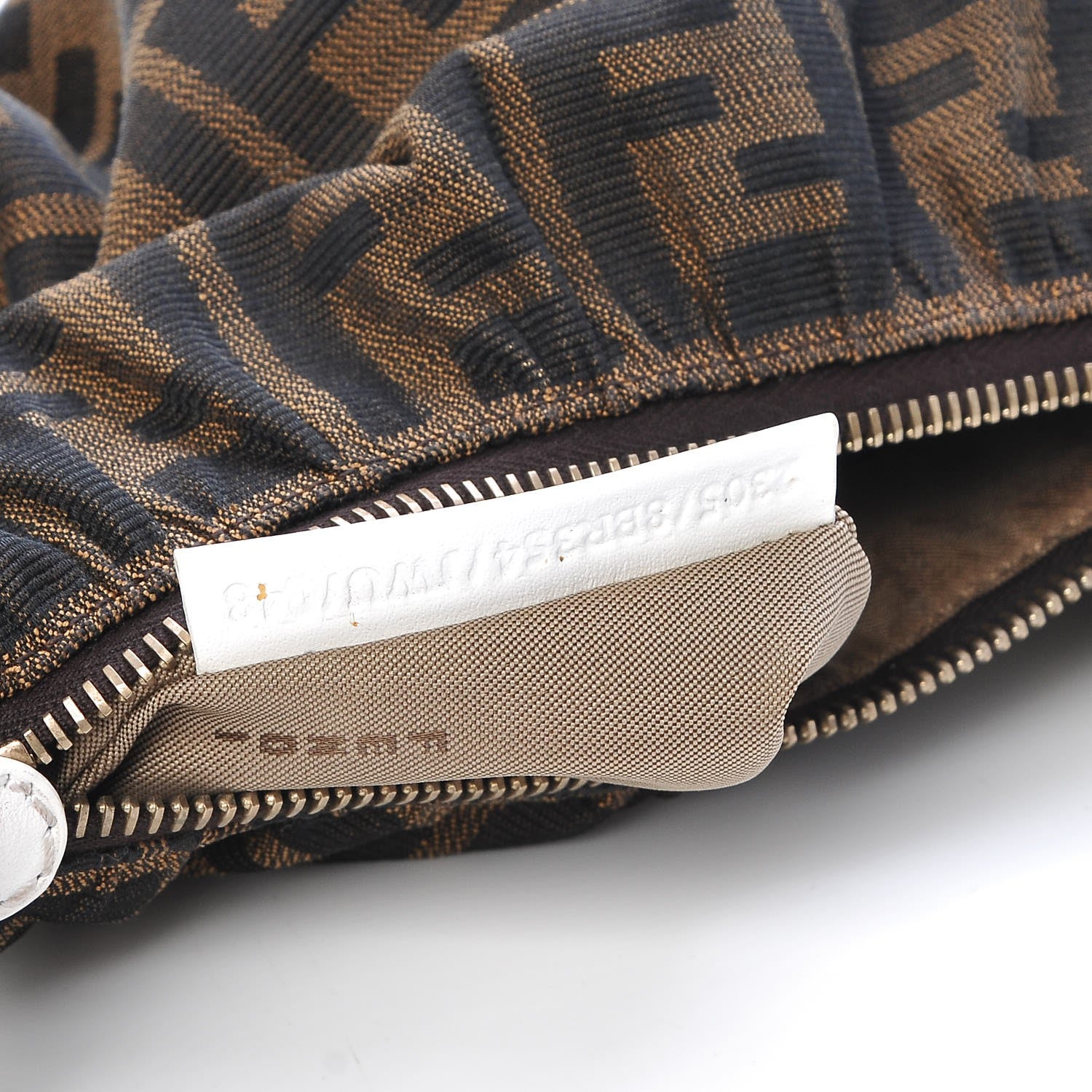 Fendi Zucca Mini Shoulder Bag Tobacco White 8 of 8