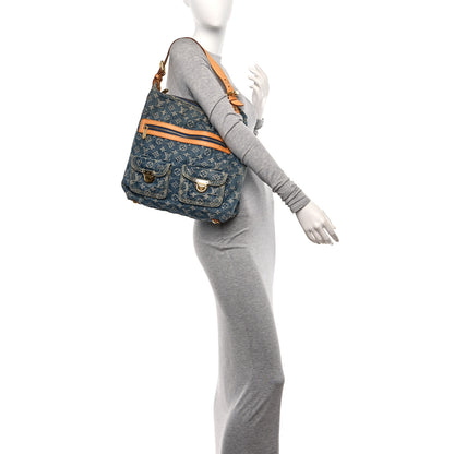 Louis Vuitton Denim Baggy GM Blue 3 of 12