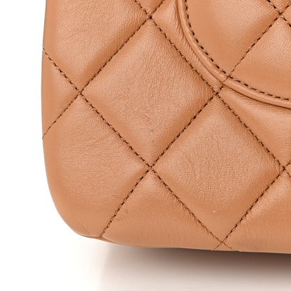 Chanel Lambskin Quilted Medium Trendy CC Flap Dual Handle Bag Beige 12 of 13