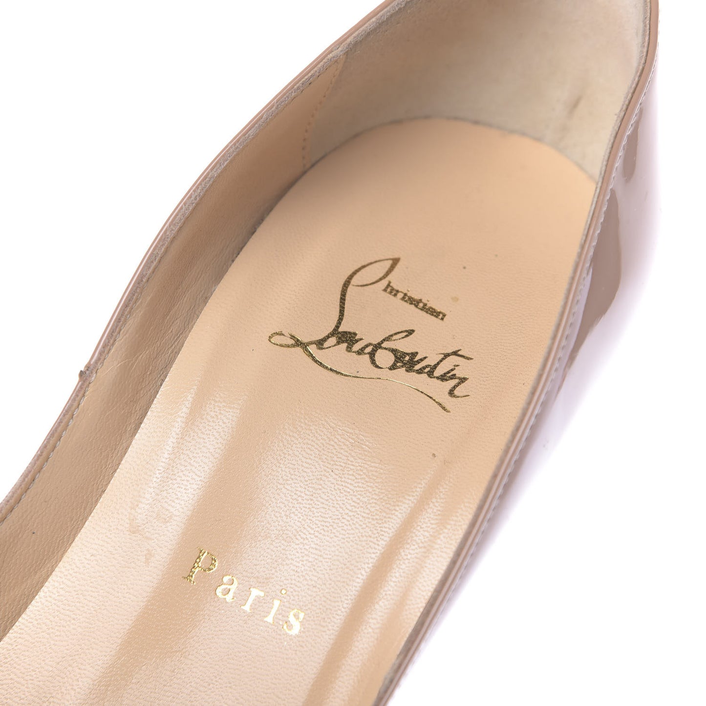 Patent Lady Peep 150 Pumps 38.5 Nude