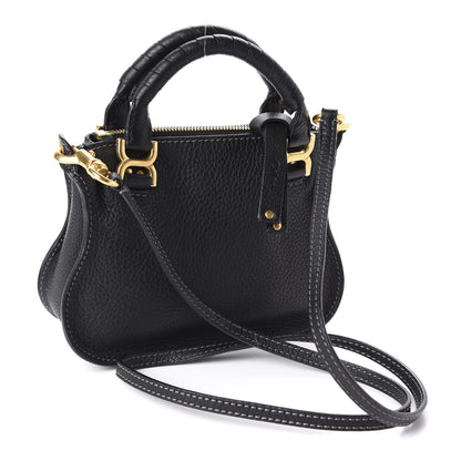 Chloe Calfskin Mini Marcie Satchel Black 4 of 11