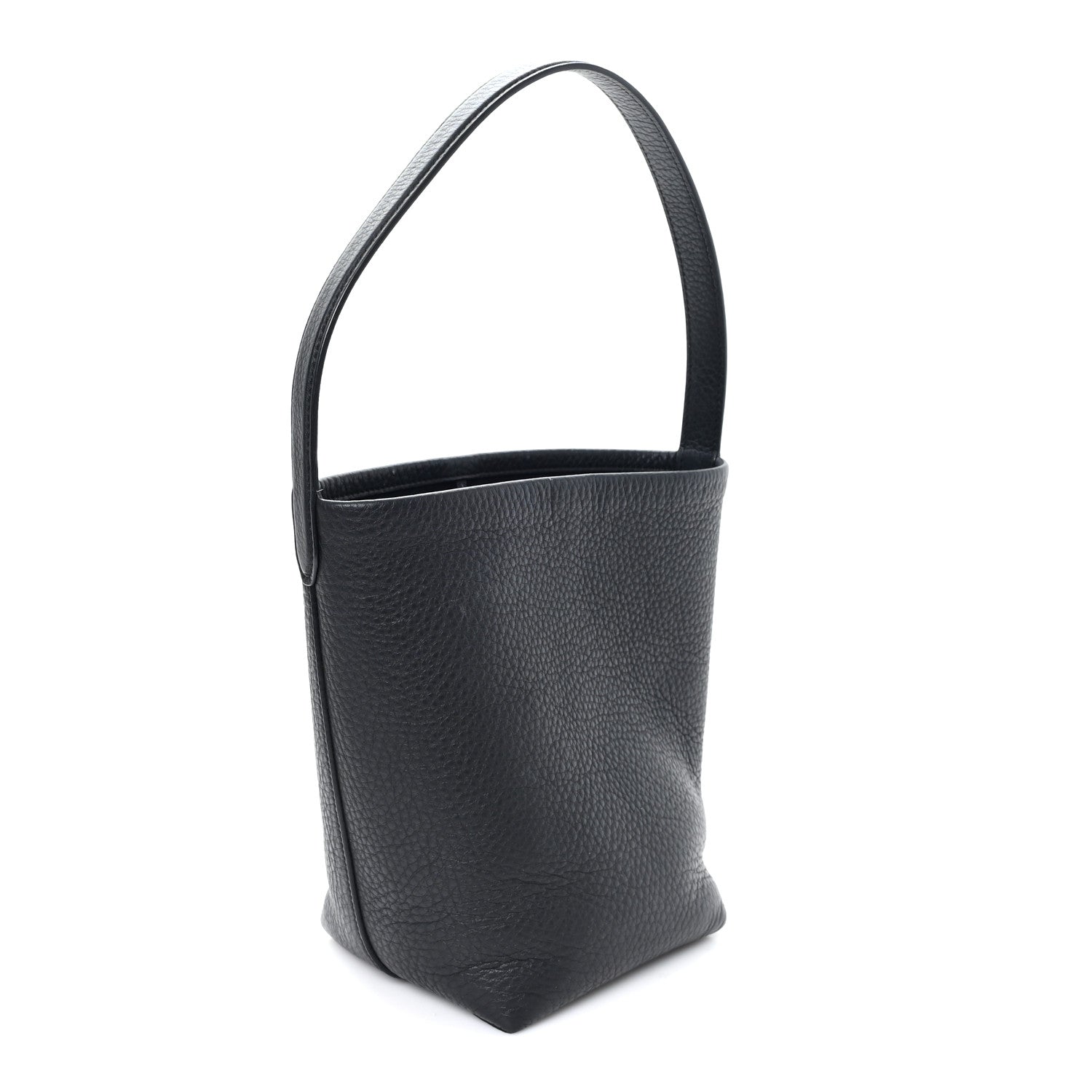 The Row Grained Calfskin Small N/S Park Tote Black 3 of 10