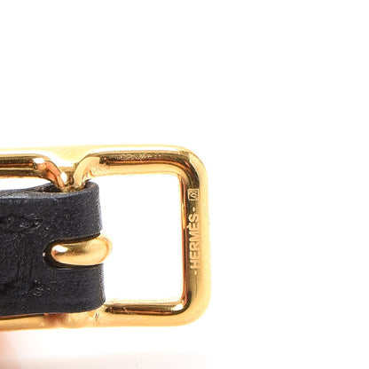Hermes Swift Etrier Double Tour Bracelet T2 Black 8 of 9