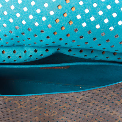 Louis Vuitton Monogram SC Flore Saumur Teal 8 of 10