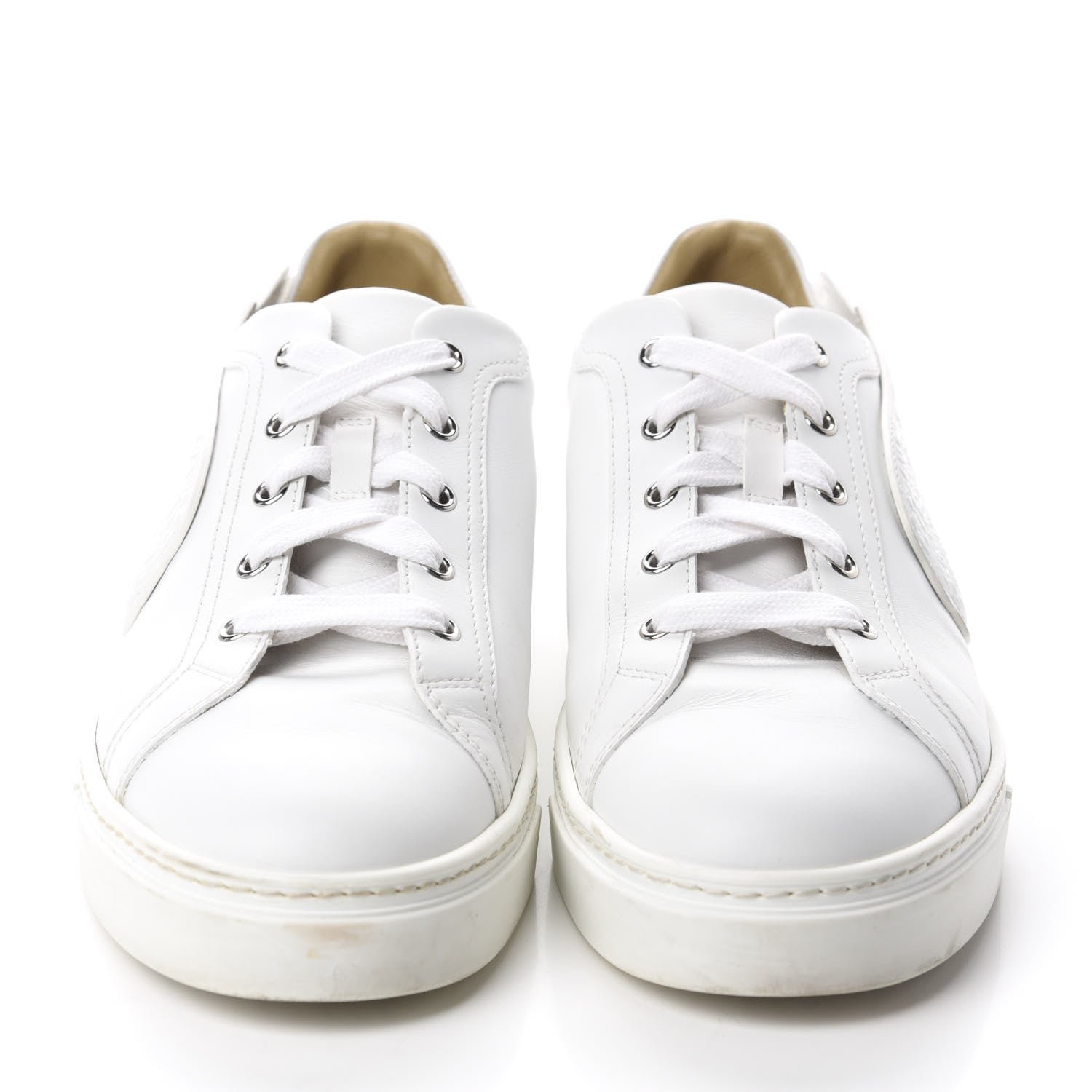 Hermes Calfskin Mens Wing Sneakers 41 White 2 of 9
