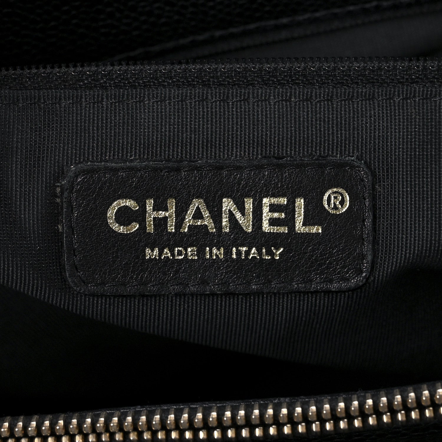 Chanel Caviar Quilted Grand Shopping Tote GST Black 6 of 8