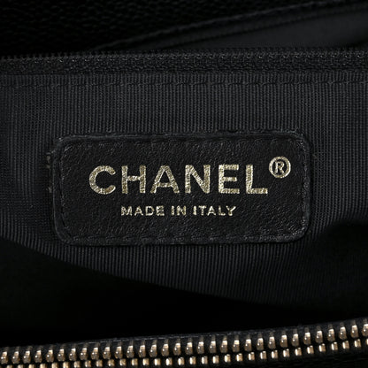 Chanel Caviar Quilted Grand Shopping Tote GST Black 6 of 8