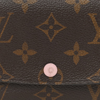 Louis Vuitton Monogram Emilie Wallet Rose Ballerine 9 of 10