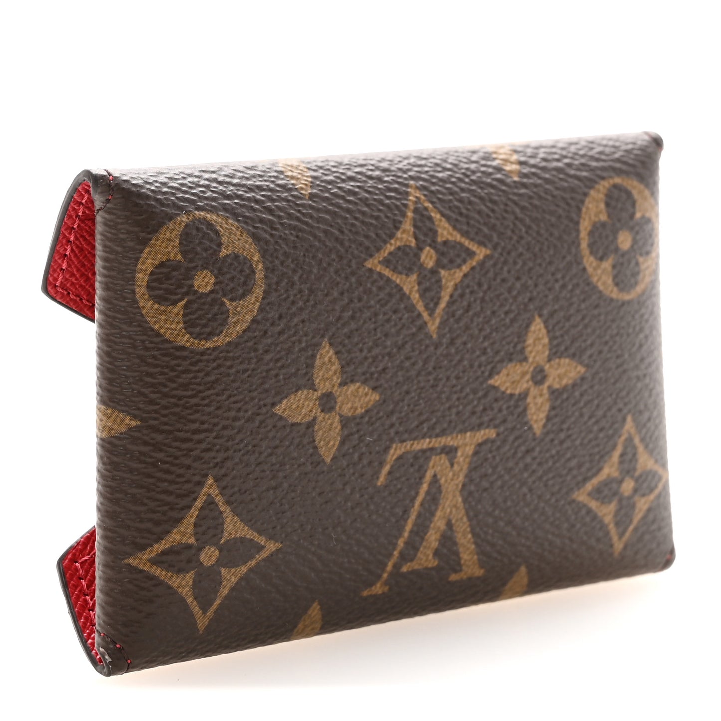 Monogram LV Colormania Kirigami Card Holder Sari Red