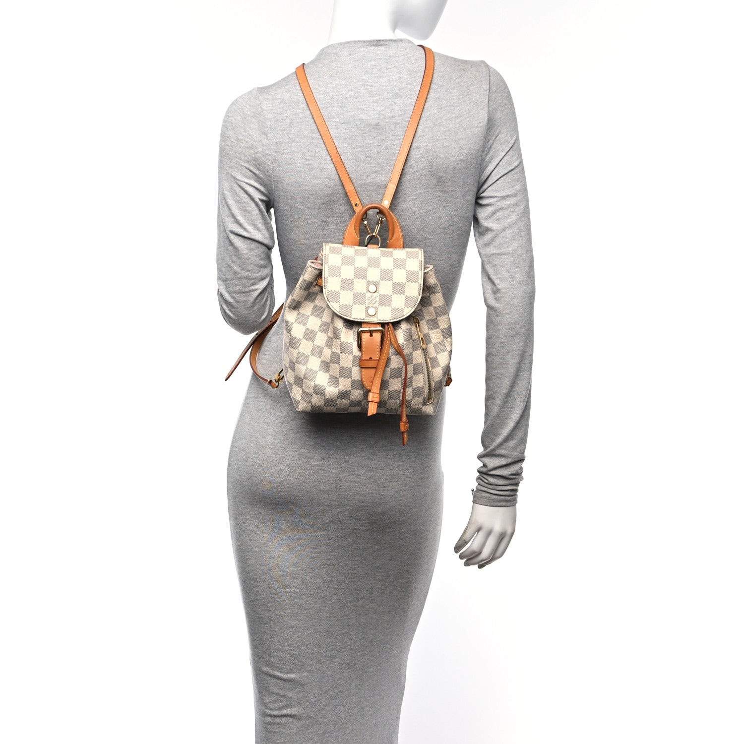 Louis Vuitton Damier Azur Sperone BB Backpack 2 of 10