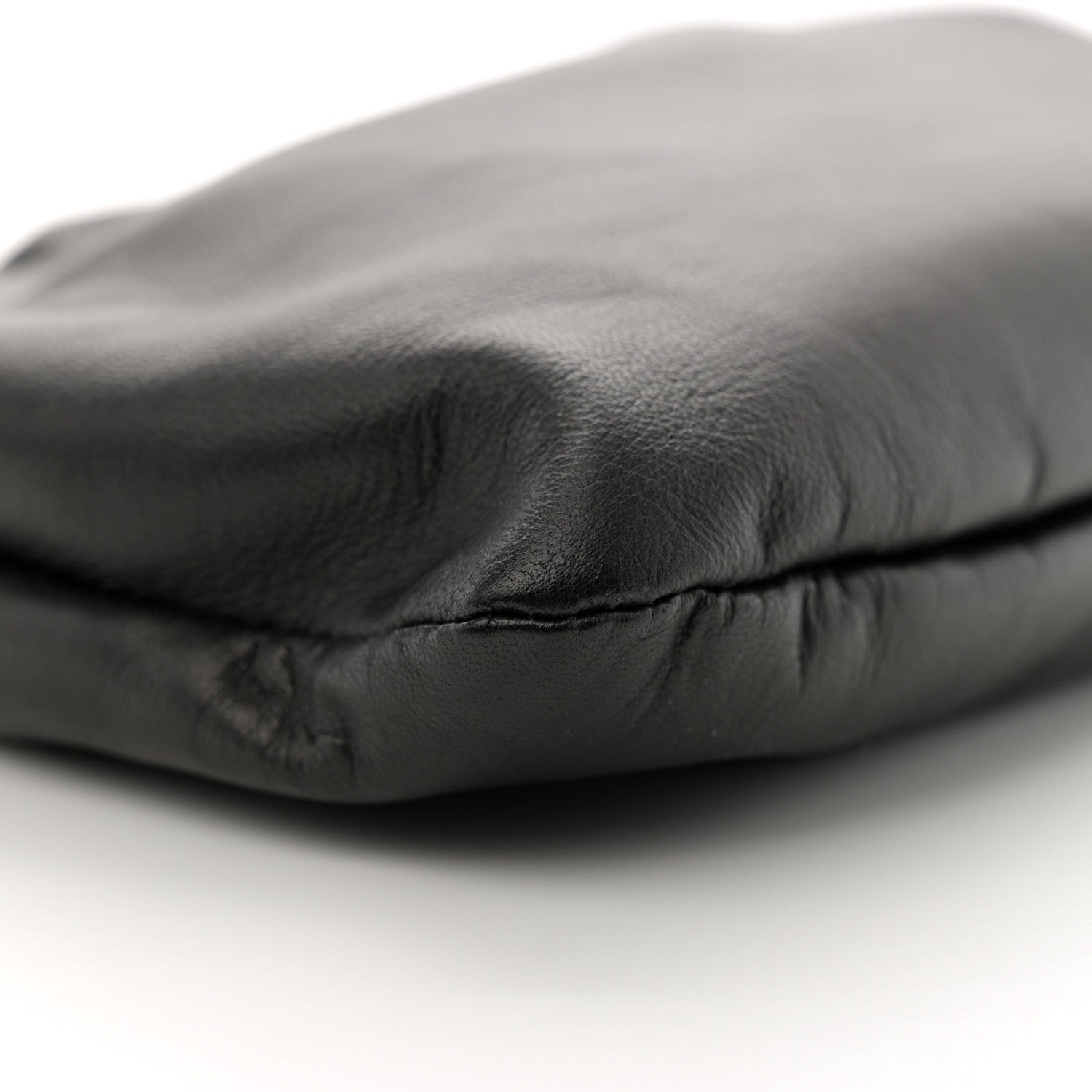 The Row Goatskin XL Bourse Bag Black 8 of 9