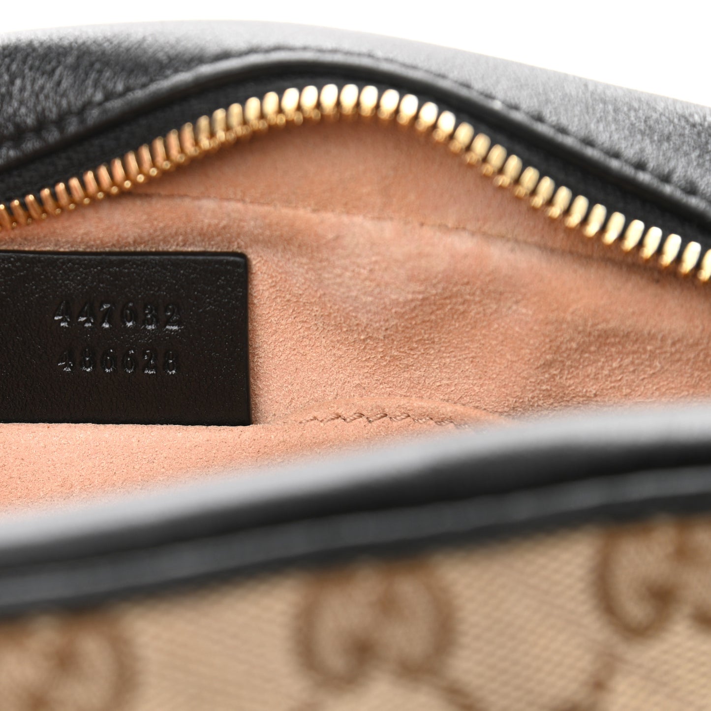 Monogram Matelasse Diagonal Small GG Marmont Chain Shoulder Bag Beige Black