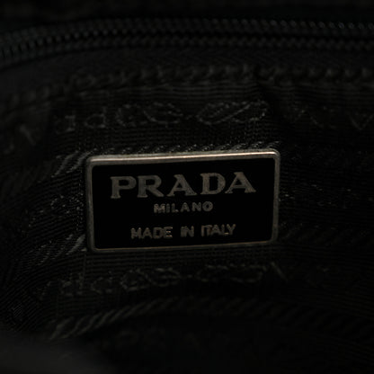 Prada Tessuto Nylon Vela Chain Backpack Black 6 of 15