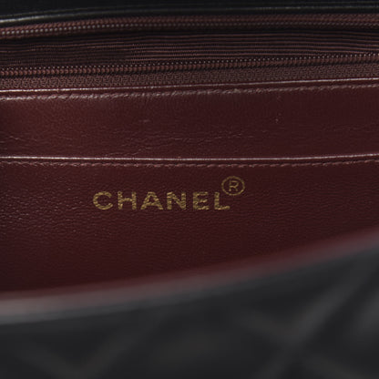 Chanel Lambskin Quilted XL Jumbo Single Flap Black 5 of 14