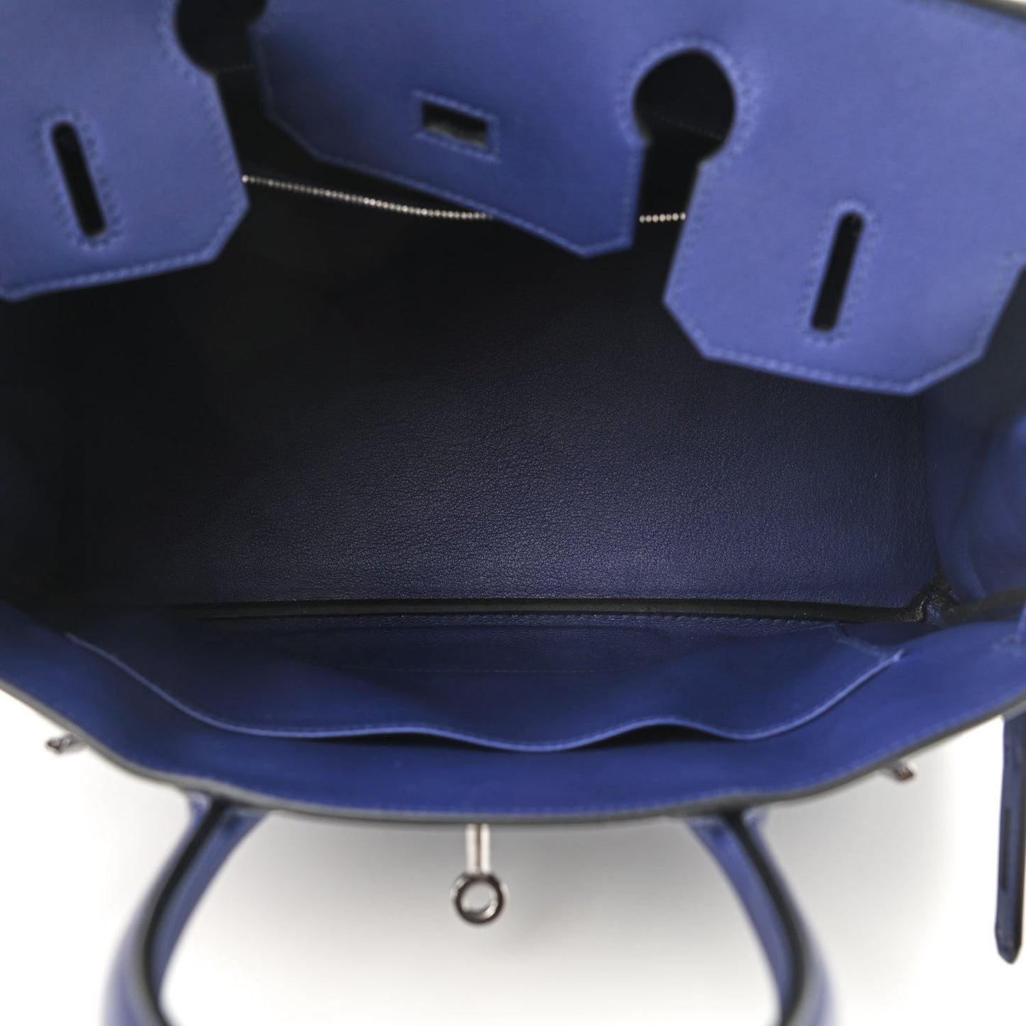 Swift Epsom Tressage Birkin 30 Bleu Encre Bleu Du Nord Gold