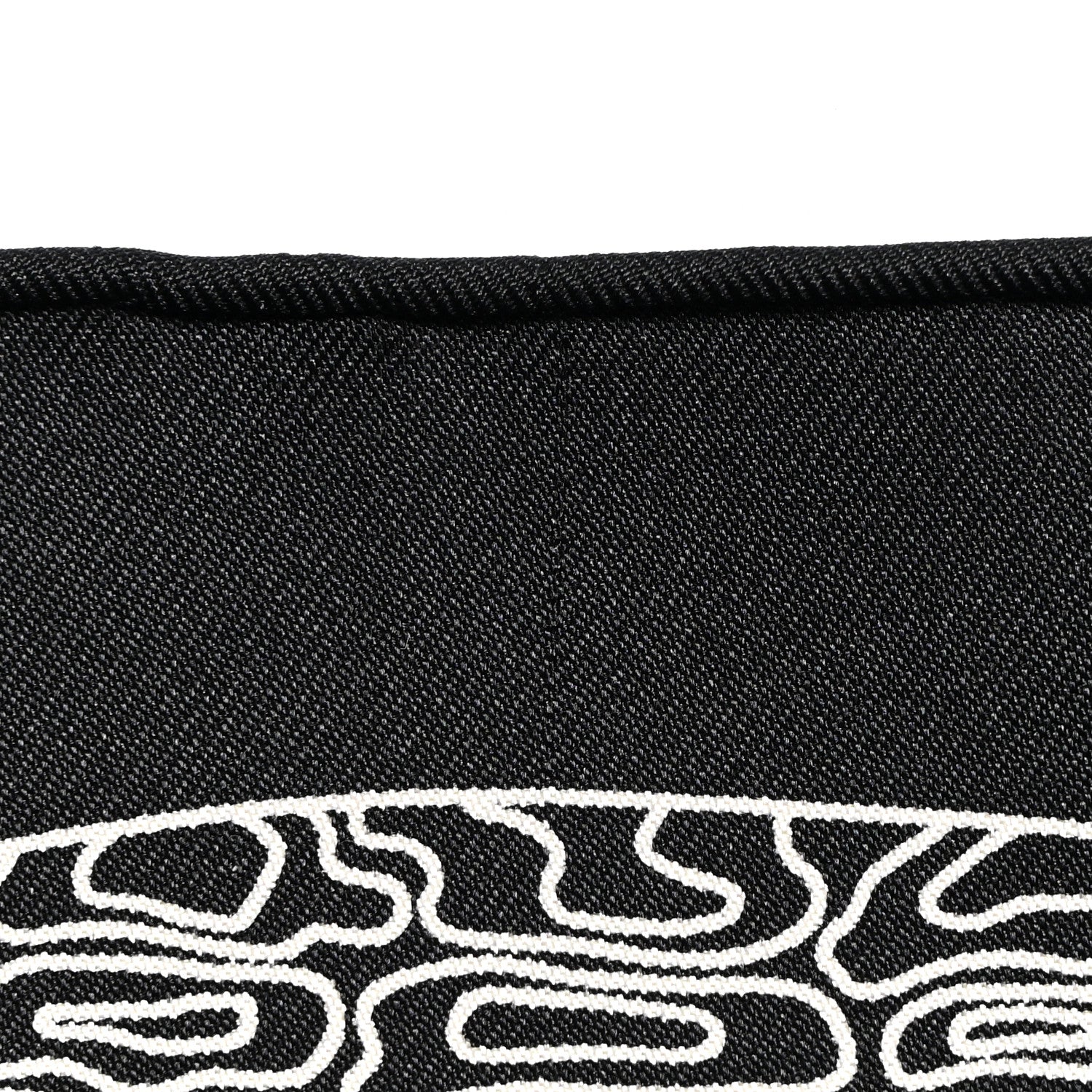 Hermes Silk La Patisserie Francaise Scarf 90 Black Creme 5 of 5