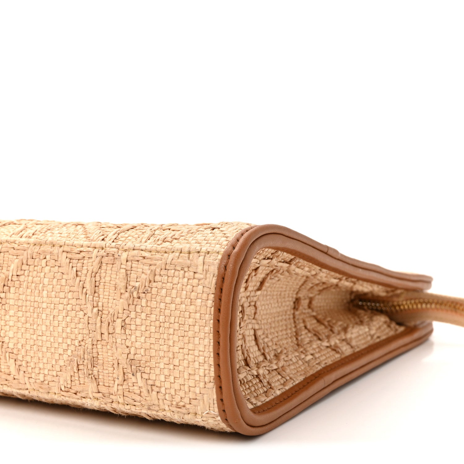Christian Dior Raffia Cannage 30 Montaigne Dea Pouch Natural 8 of 8