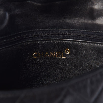 Chanel Lambskin Quilted CC Tassel Flap Black 6 of 9