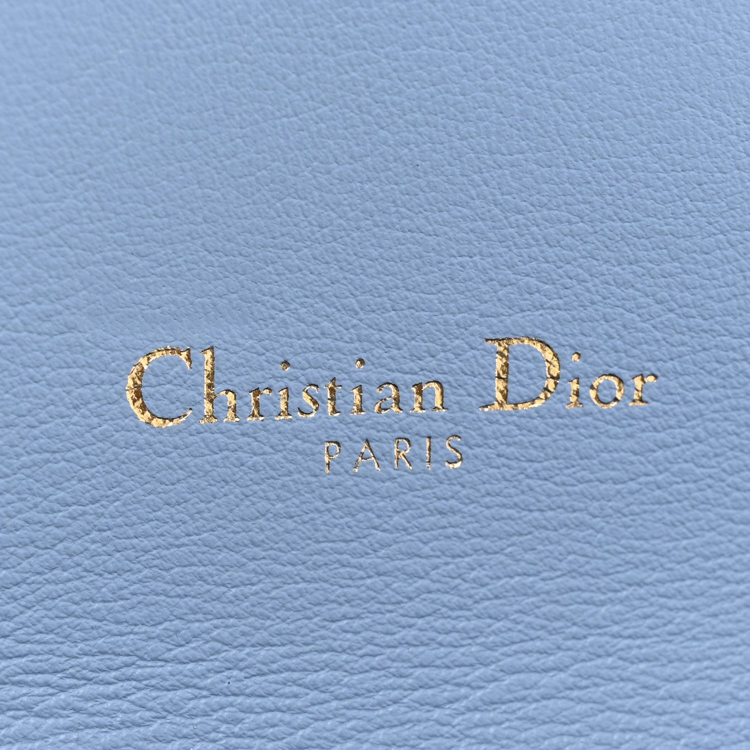 Christian Dior Oblique Saddle Chain Long Wallet Cornflower Blue 9 of 20