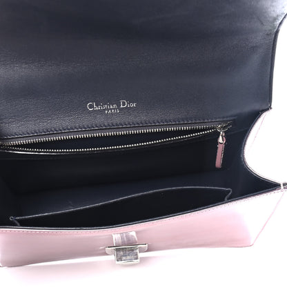 Christian Dior Metallic Patent Micro-Cannage Medium Diorama Flap Bag Pink 4 of 4