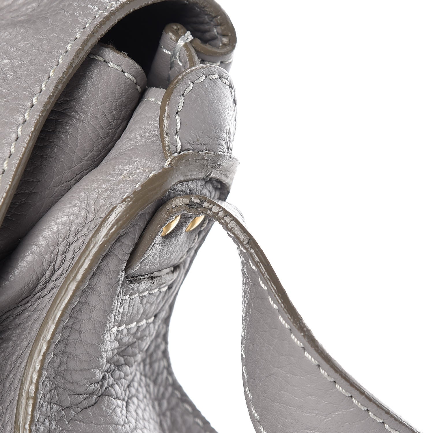 Chloe Calfskin Medium Marcie Top Handle Bag Cashmere Grey 16 of 19