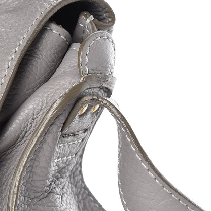 Chloe Calfskin Medium Marcie Top Handle Bag Cashmere Grey 16 of 19