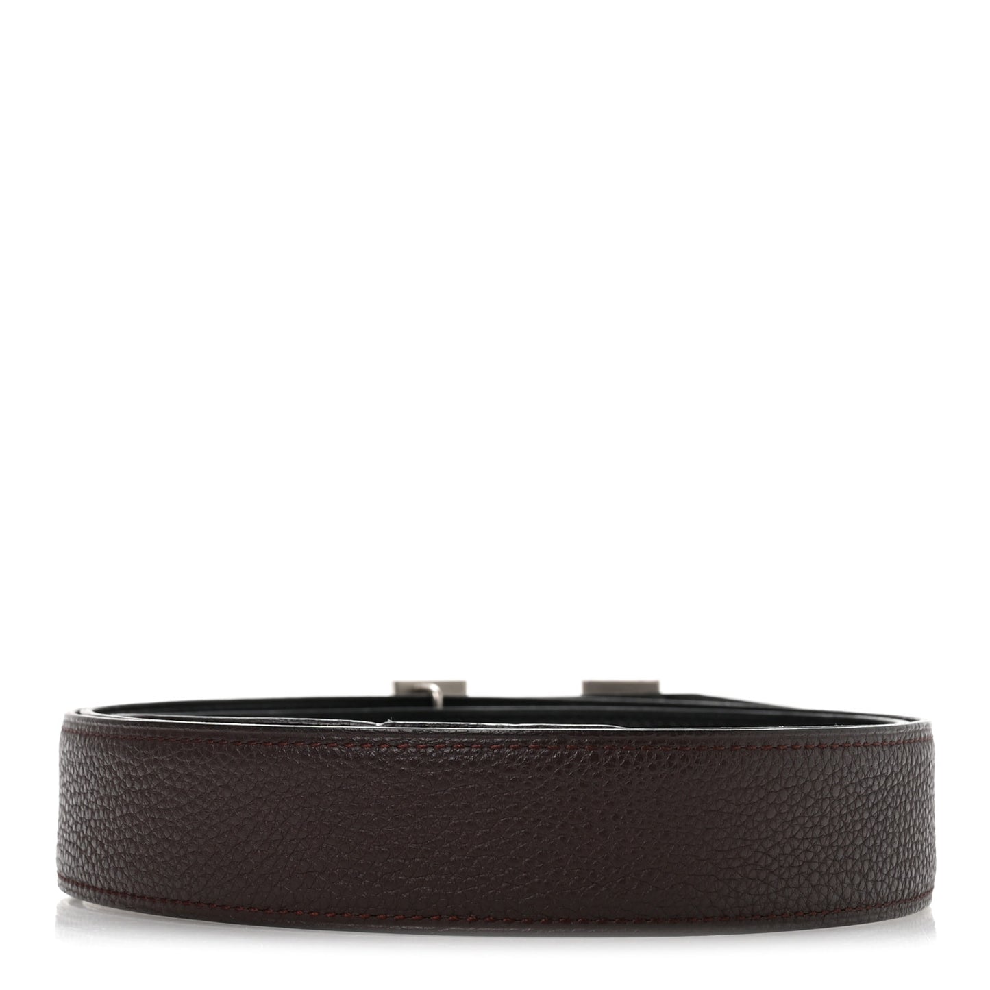 Box Togo Reversible 32mm H Belt 110 Black Chocolate