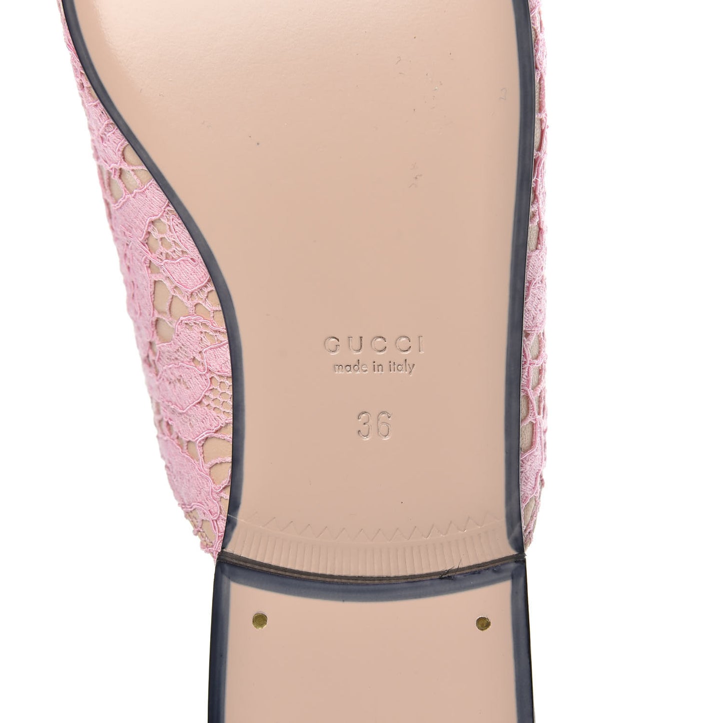 Lace Malaga Kid Womens Princetown Slippers 36 Sugar Pink Skin Rose