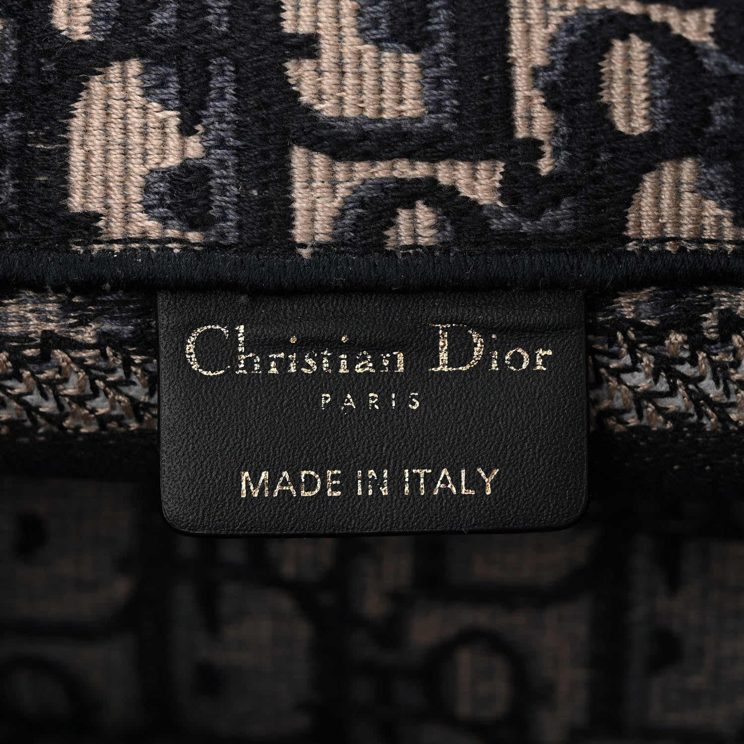 Christian Dior Oblique Mini Book Tote With Strap Blue Multicolor 6 of 10