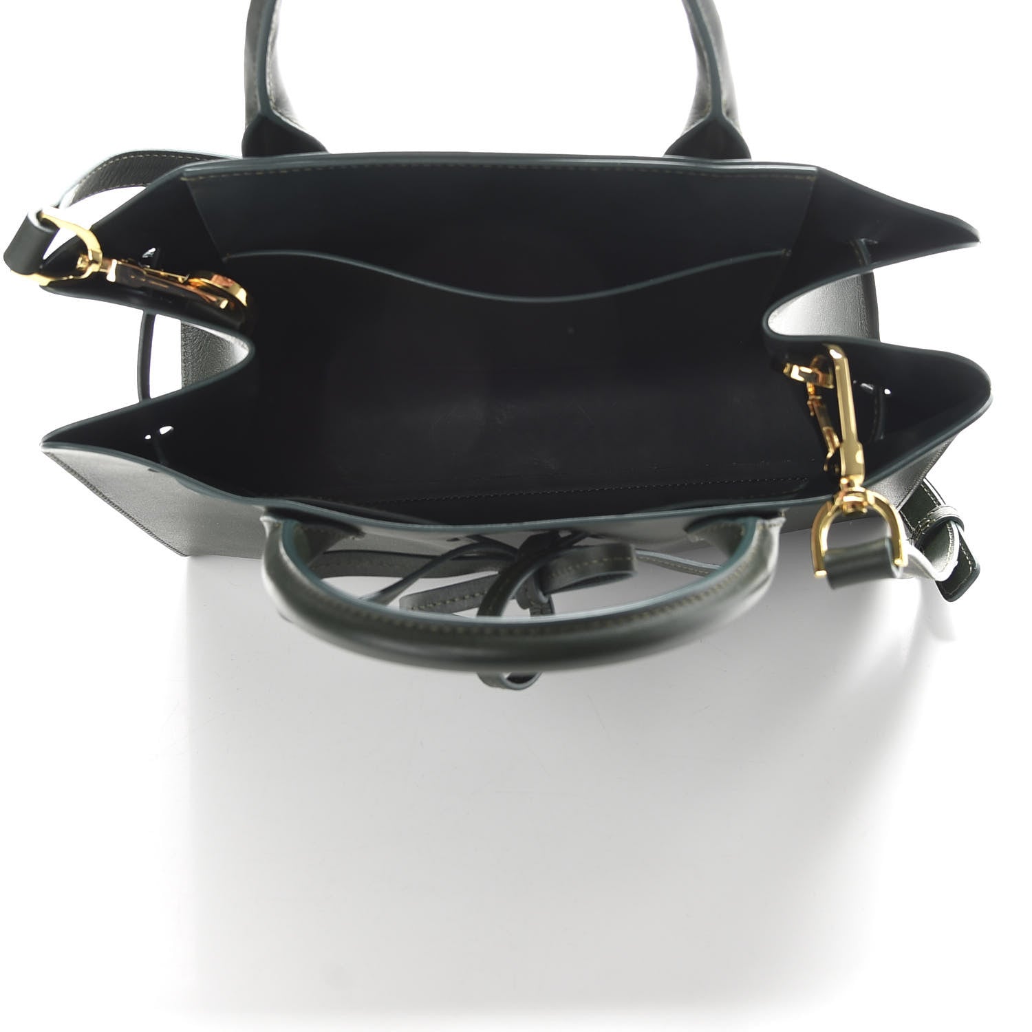 Mansur Gavriel Calfskin Mini Sun Bag Moss 5 of 9