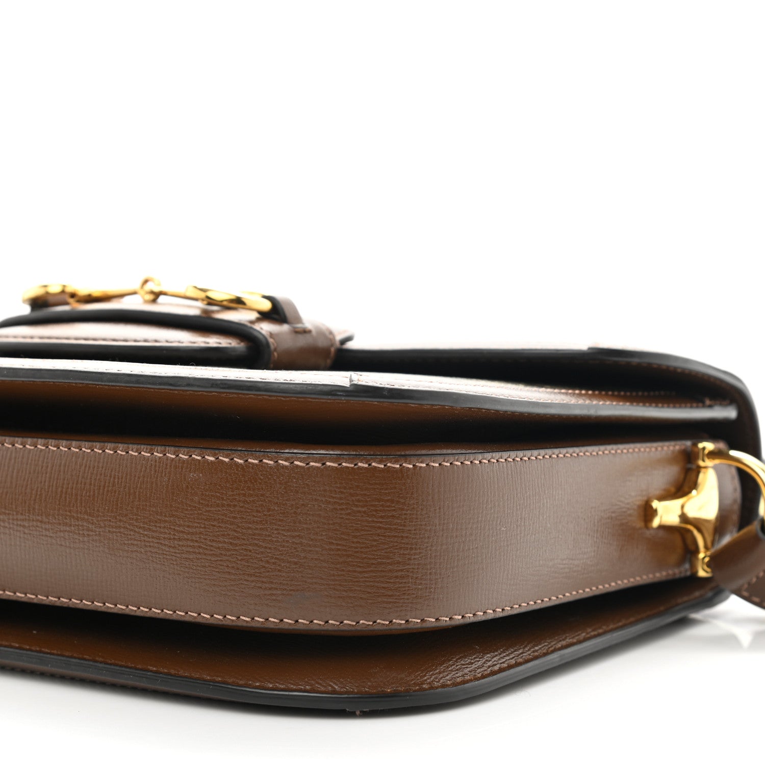 Gucci GG Supreme Monogram Horsebit 1955 Shoulder Bag Beige Brown Sugar 8 of 9