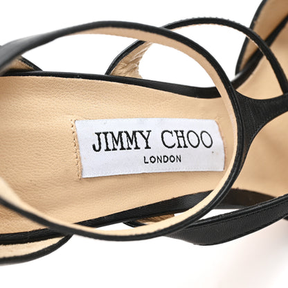Jimmy Choo Calfskin Saoni 100 Pumps 38.5 Black 8 of 8