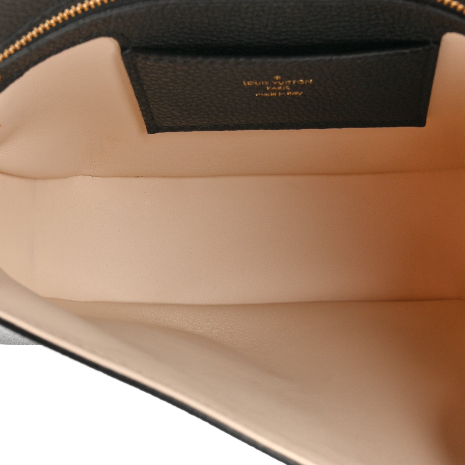 Louis Vuitton Grained Calfskin LV Pont 9 Soft MM Black 5 of 12