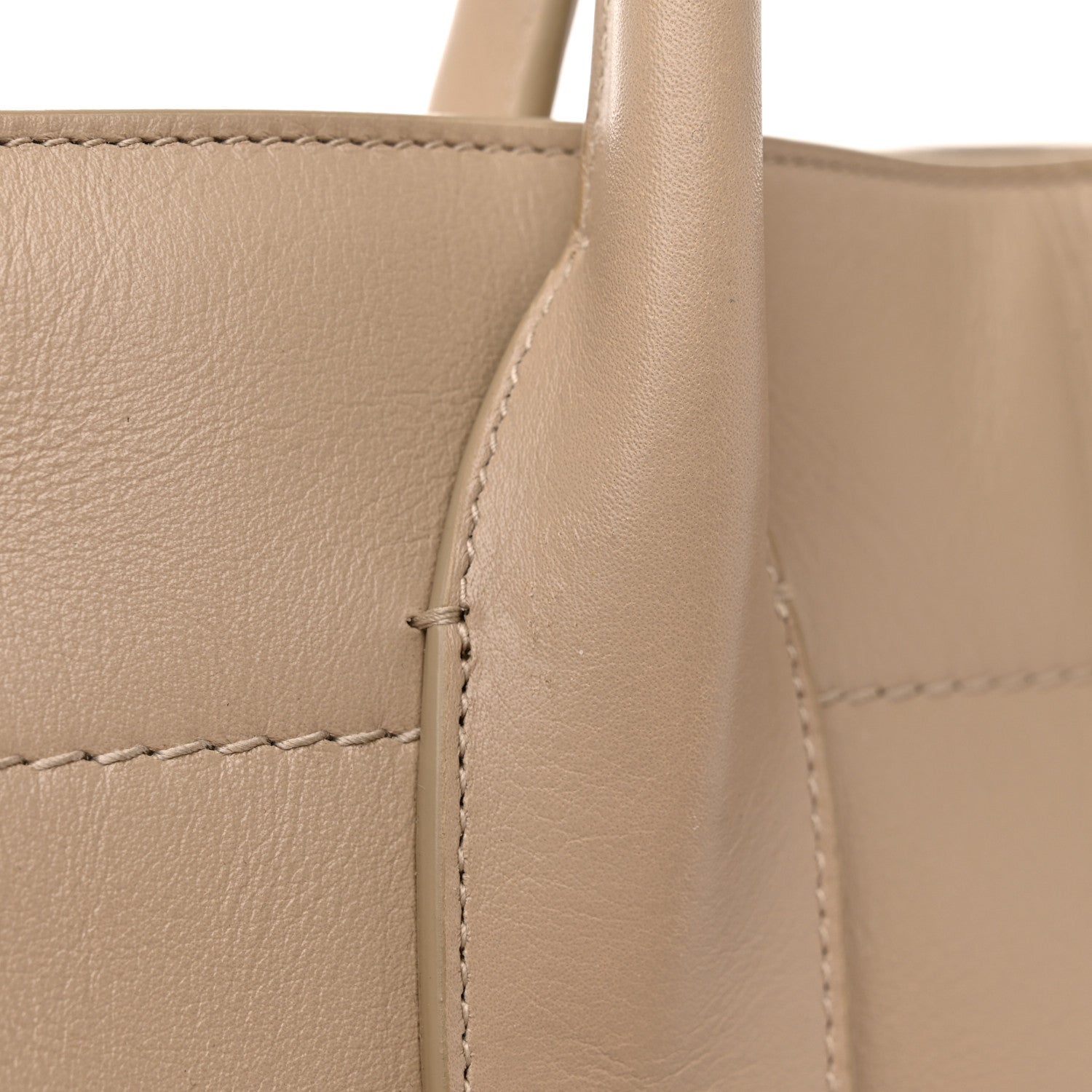 Saint Laurent Vitello Rive Gauche Large Tote Sea Salt 11 of 12