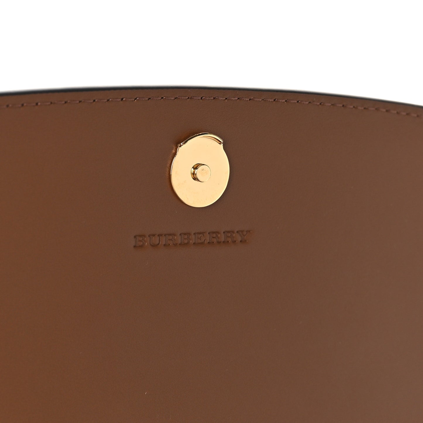 Derby Calfskin House Check Henley Wallet On Chain Tan
