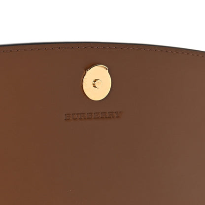 Burberry Derby Calfskin House Check Henley Wallet On Chain Tan 6 of 8