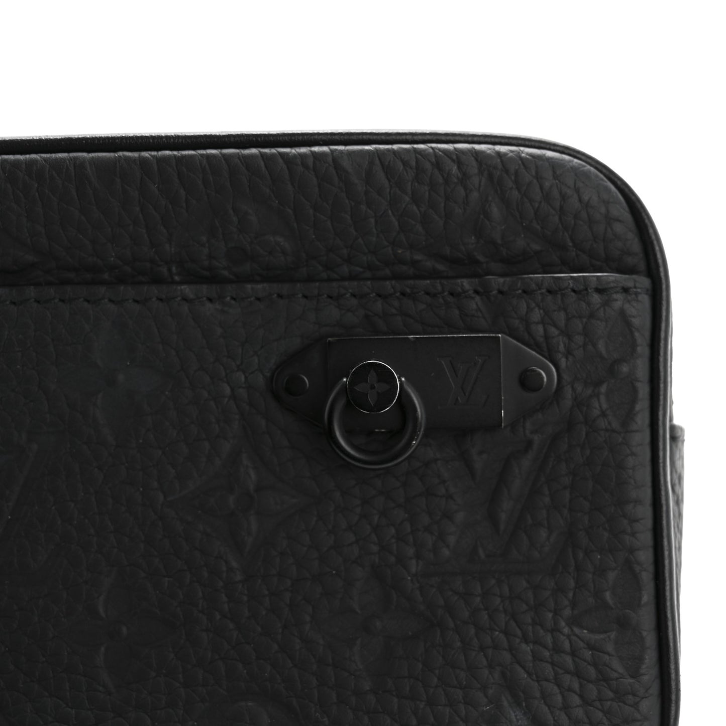 Taurillon Monogram Uniformes Solar Ray Soft Pochette Volga Belt Bag Black