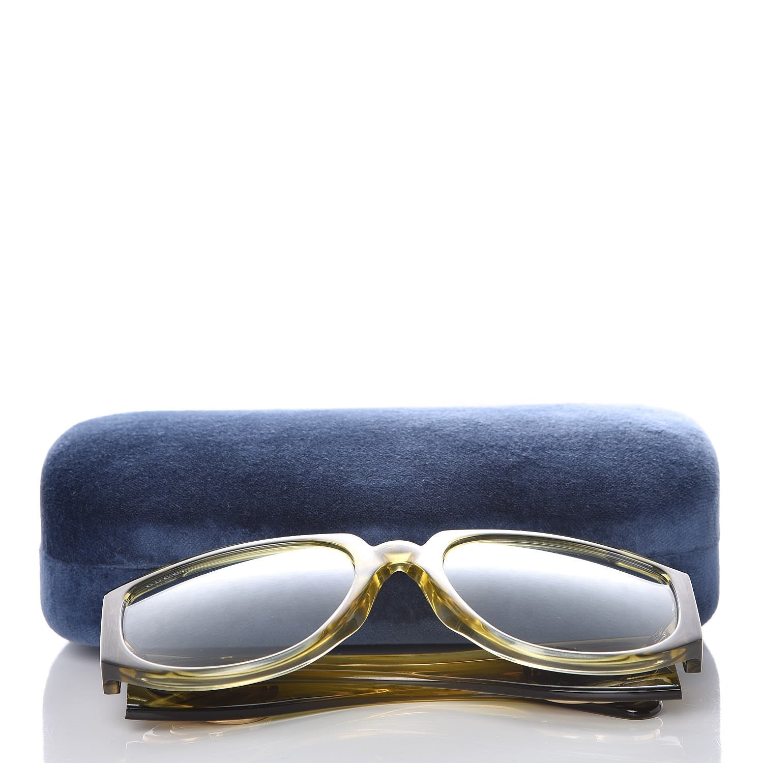 Gucci Acetate Oversized Interlocking G Sunglasses Yellow 9 of 9