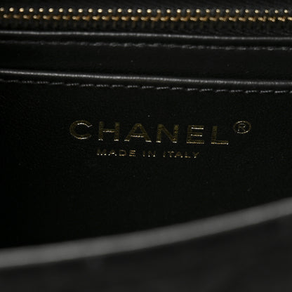 Chanel Velvet Quilted Mini Rectangular Pearl Crush Flap Black 6 of 11