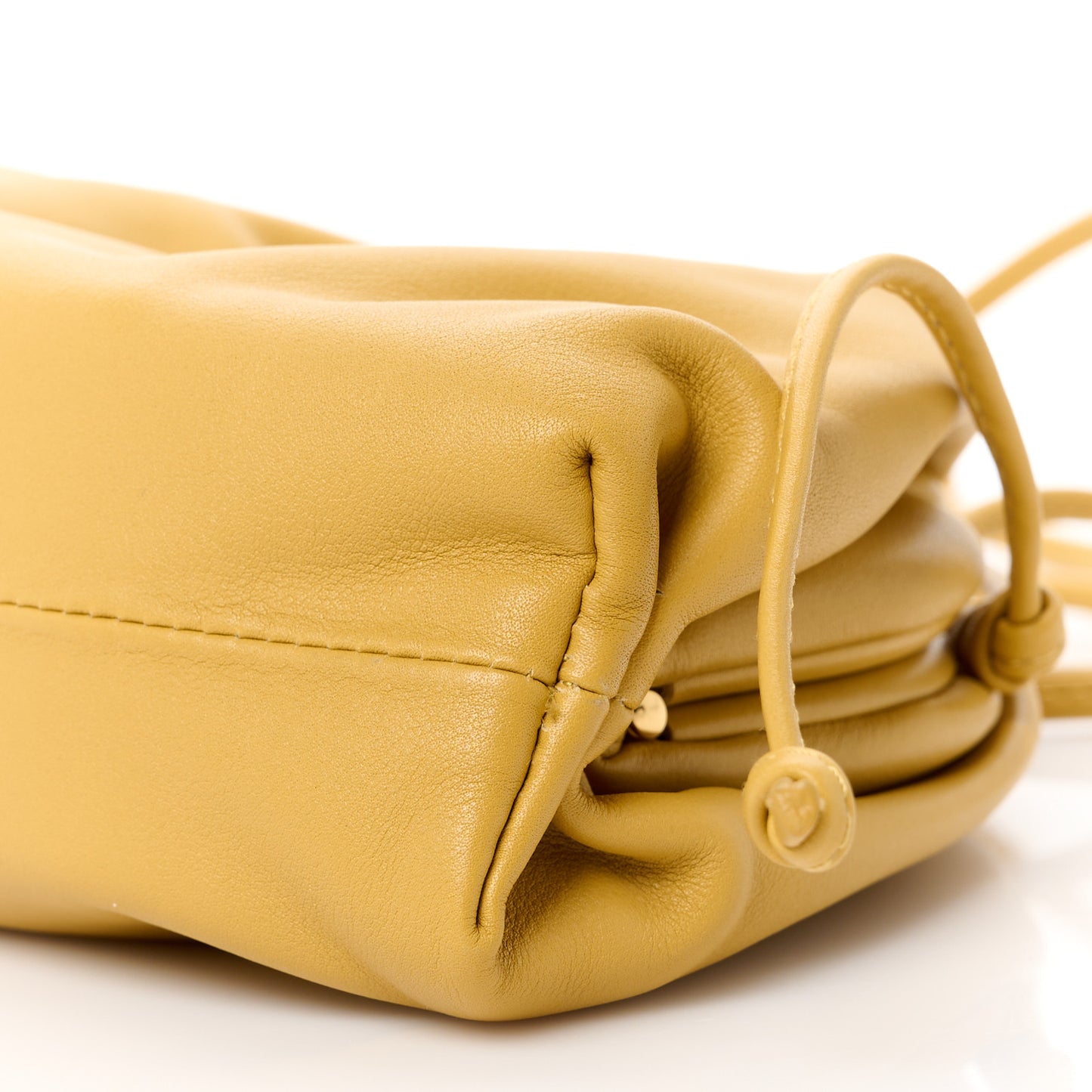 Butter Calfskin The Mini Pouch Butterscotch
