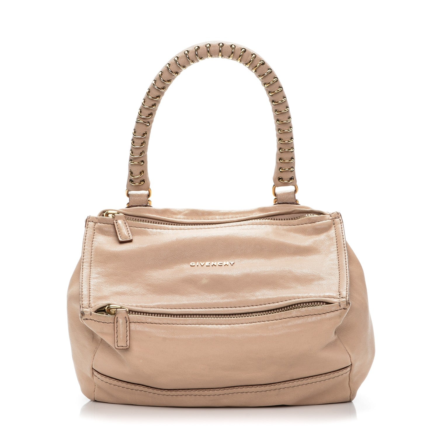 Givenchy Sugar Goatskin Medium Metal Ring Pandora Beige 1 of 12