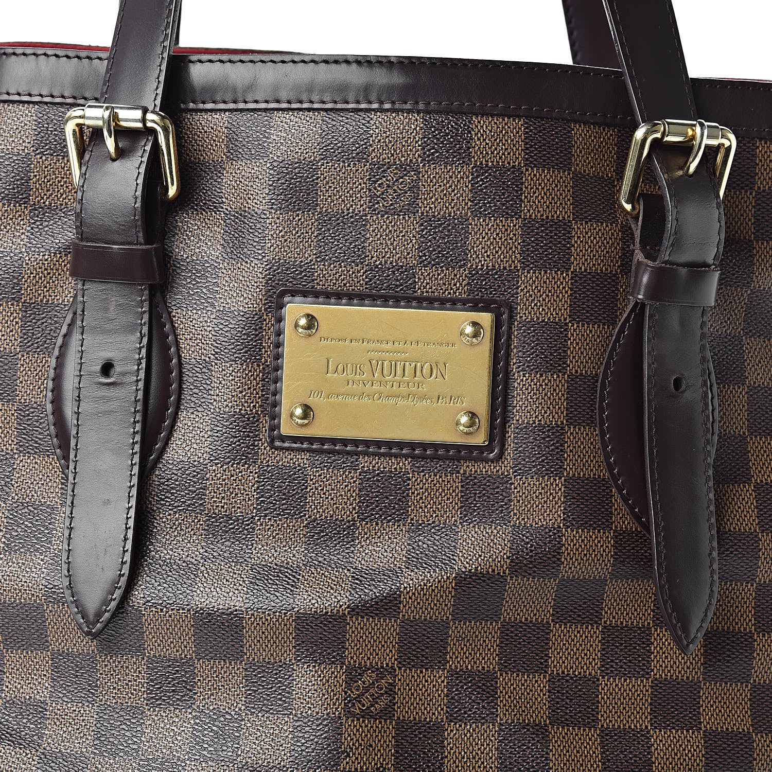 Louis Vuitton Damier Ebene Hampstead GM 8 of 23