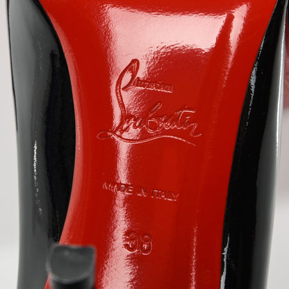 Christian Louboutin Patent Simple 100 Pumps 38 Black 6 of 8