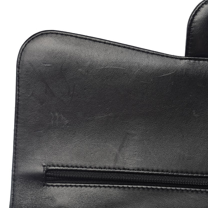 Chanel Lambskin Quilted Jumbo Double Flap Black 10 of 20