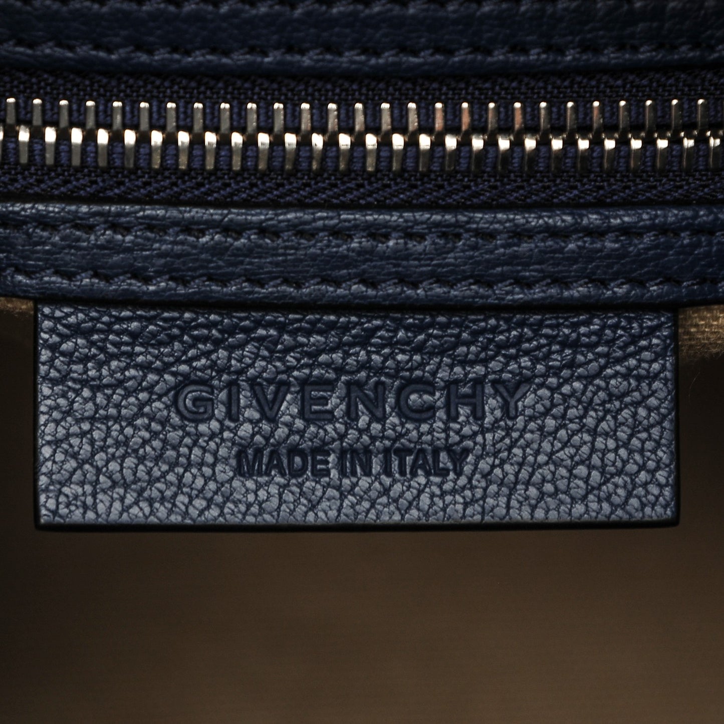 Sugar Goatskin Mini Antigona Night Blue