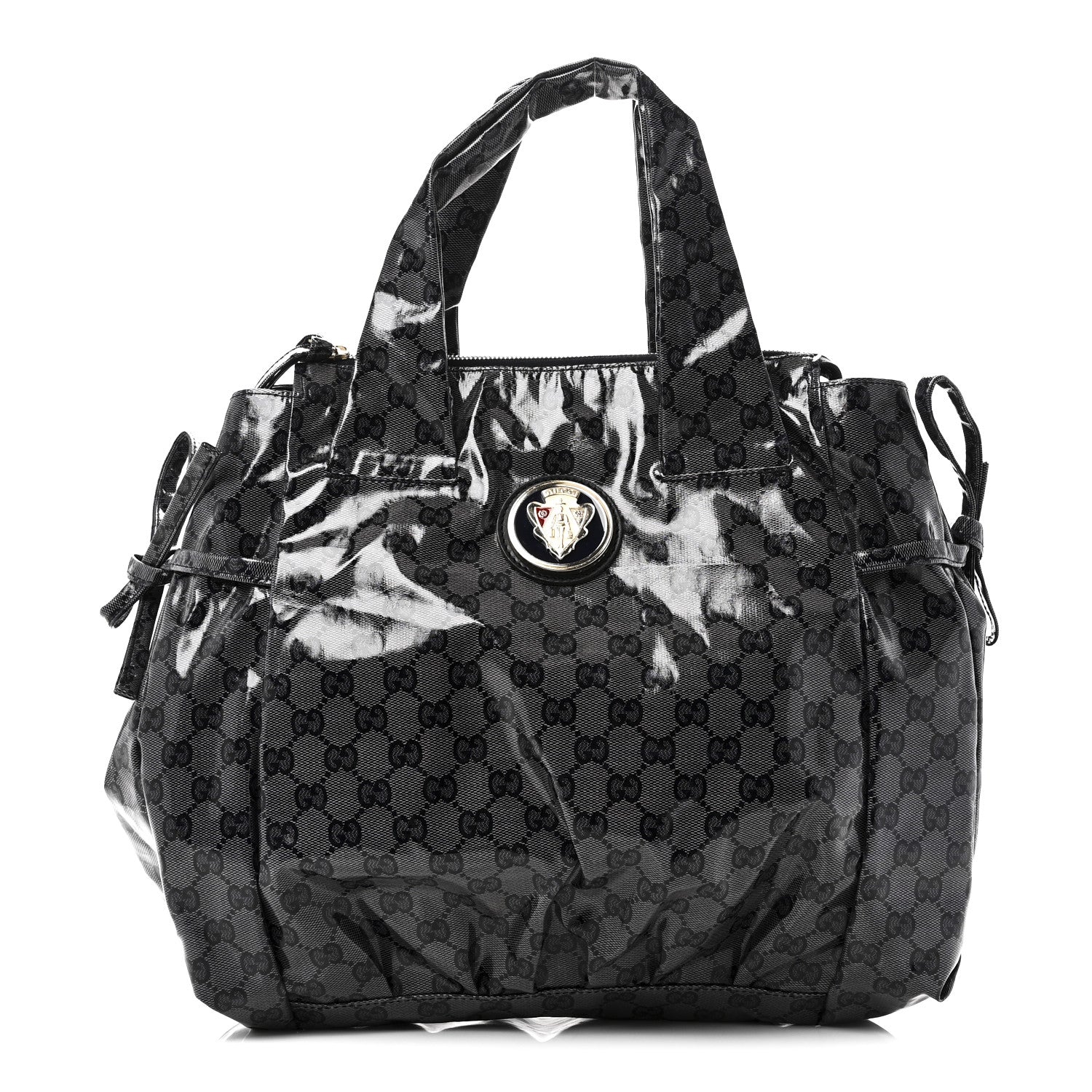 Gucci Crystal Monogram Hysteria Tote Navy Blue 1 of 10