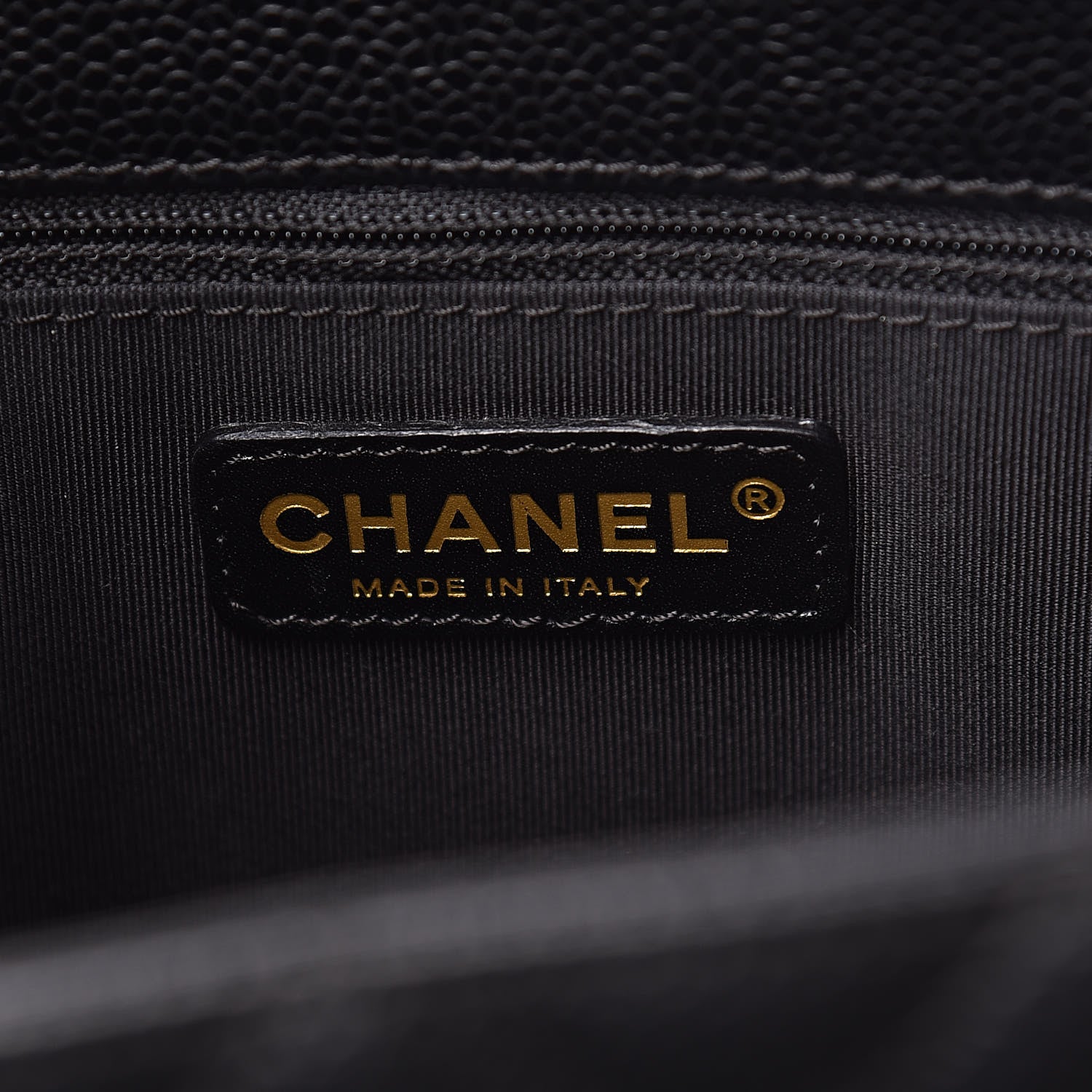 Chanel Caviar Quilted Grand Shopping Tote GST Black 9 of 10
